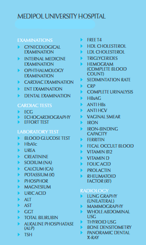 Check up PLUS  Women MEDIPOL
