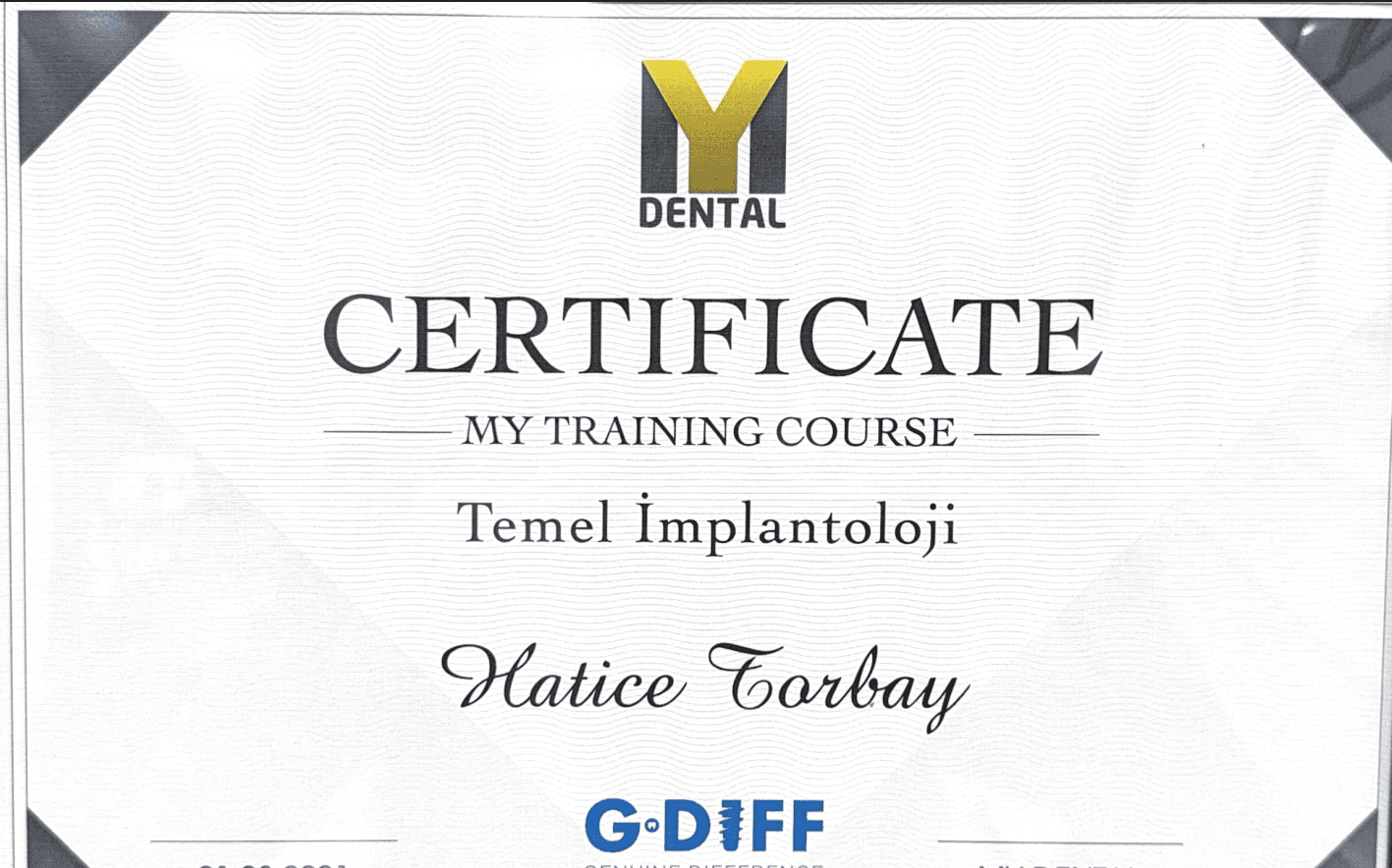Dr.Hatice Torbay   İmplantoloji