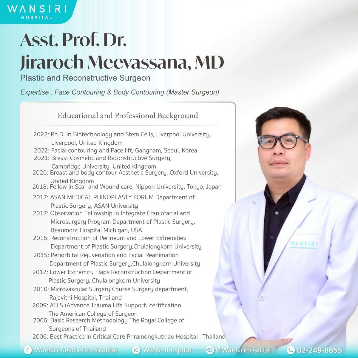 Ritratto di Asst. Prof Dr. Jiraroch Meevassana
