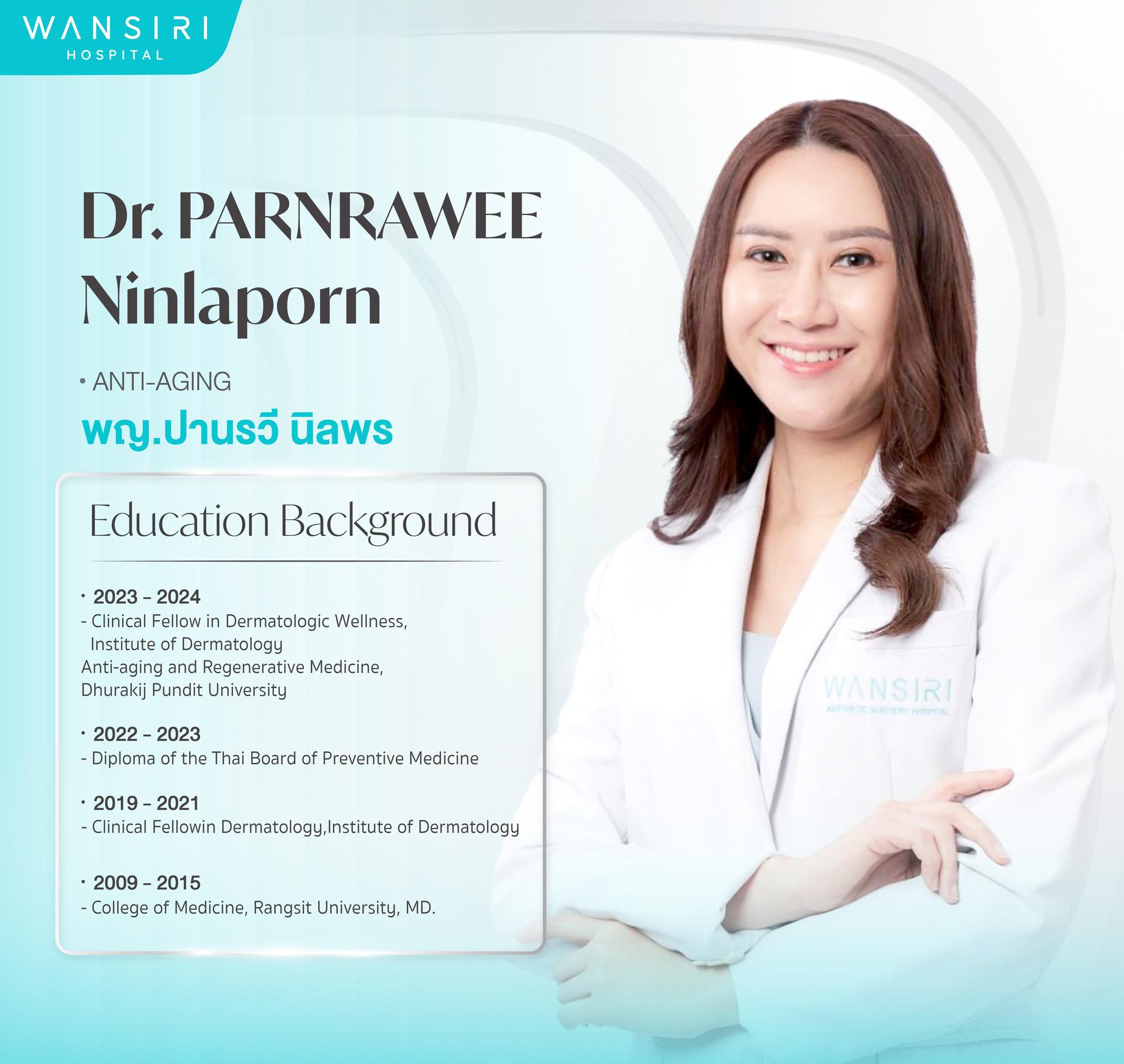 Ritratto di Dr. Parnrawee Ninlaporn