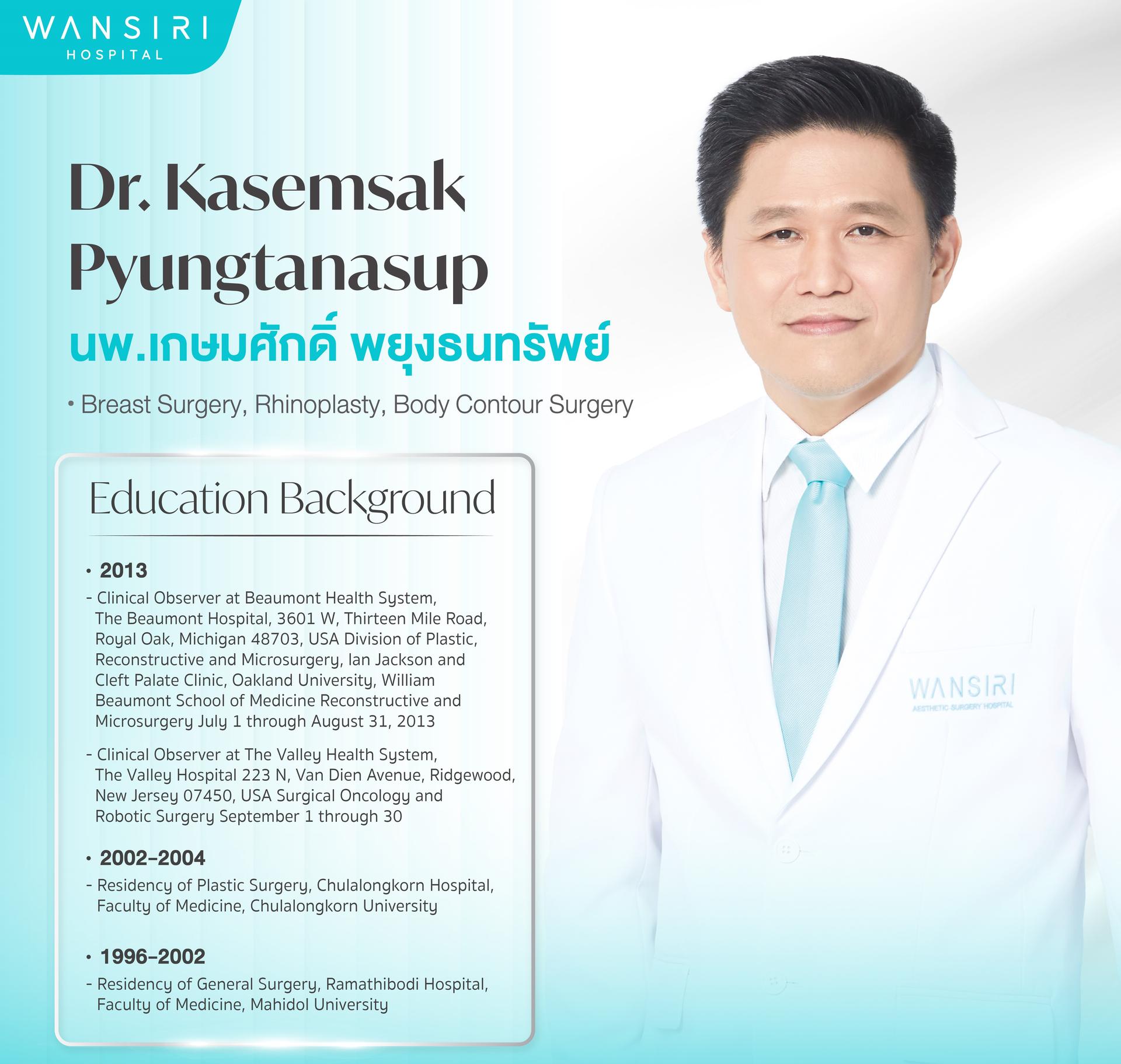 Ritratto di Dr. Kasemsak Pyungtanasup