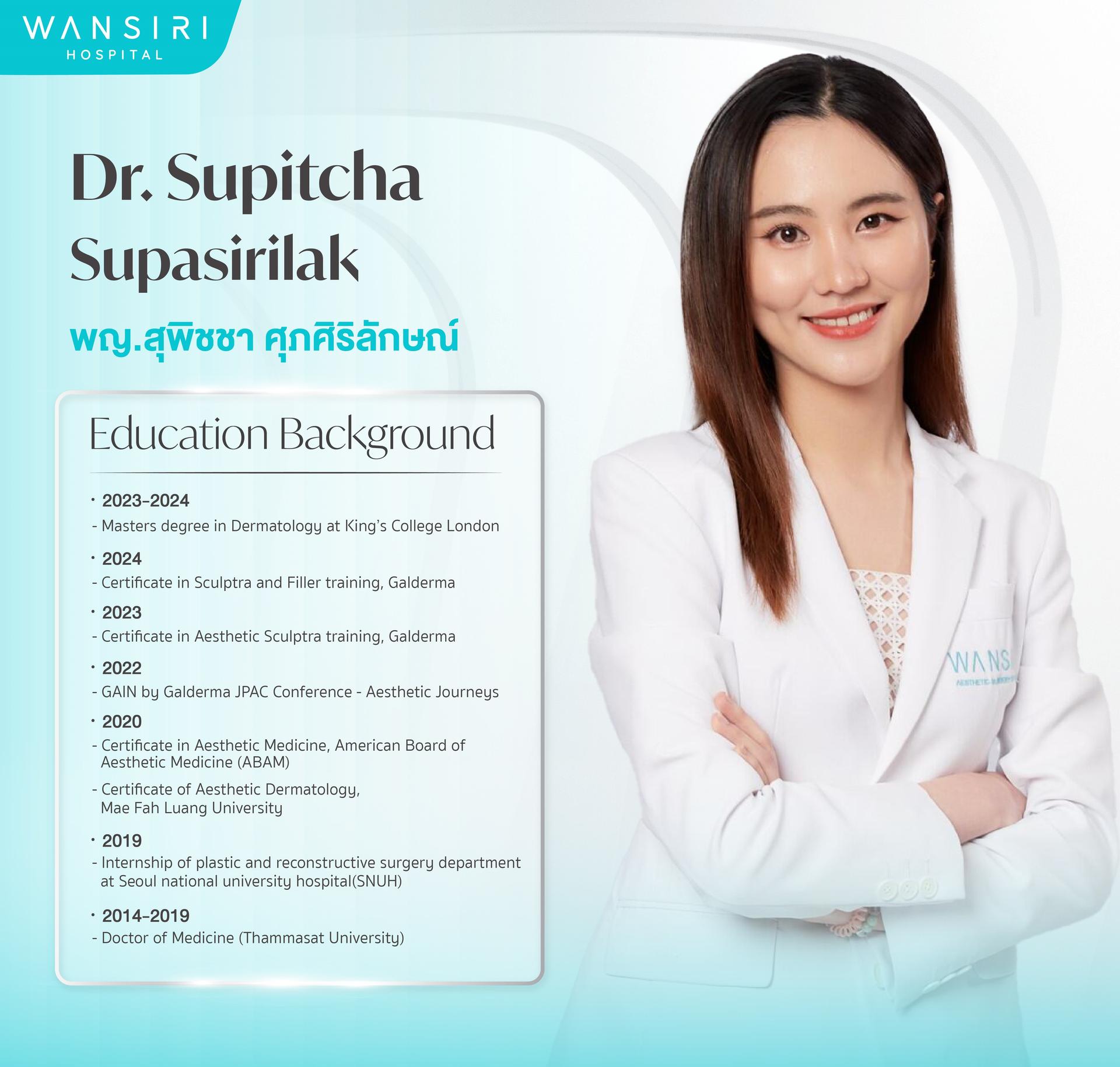 Ritratto di Dr. Supitcha Supasirilak