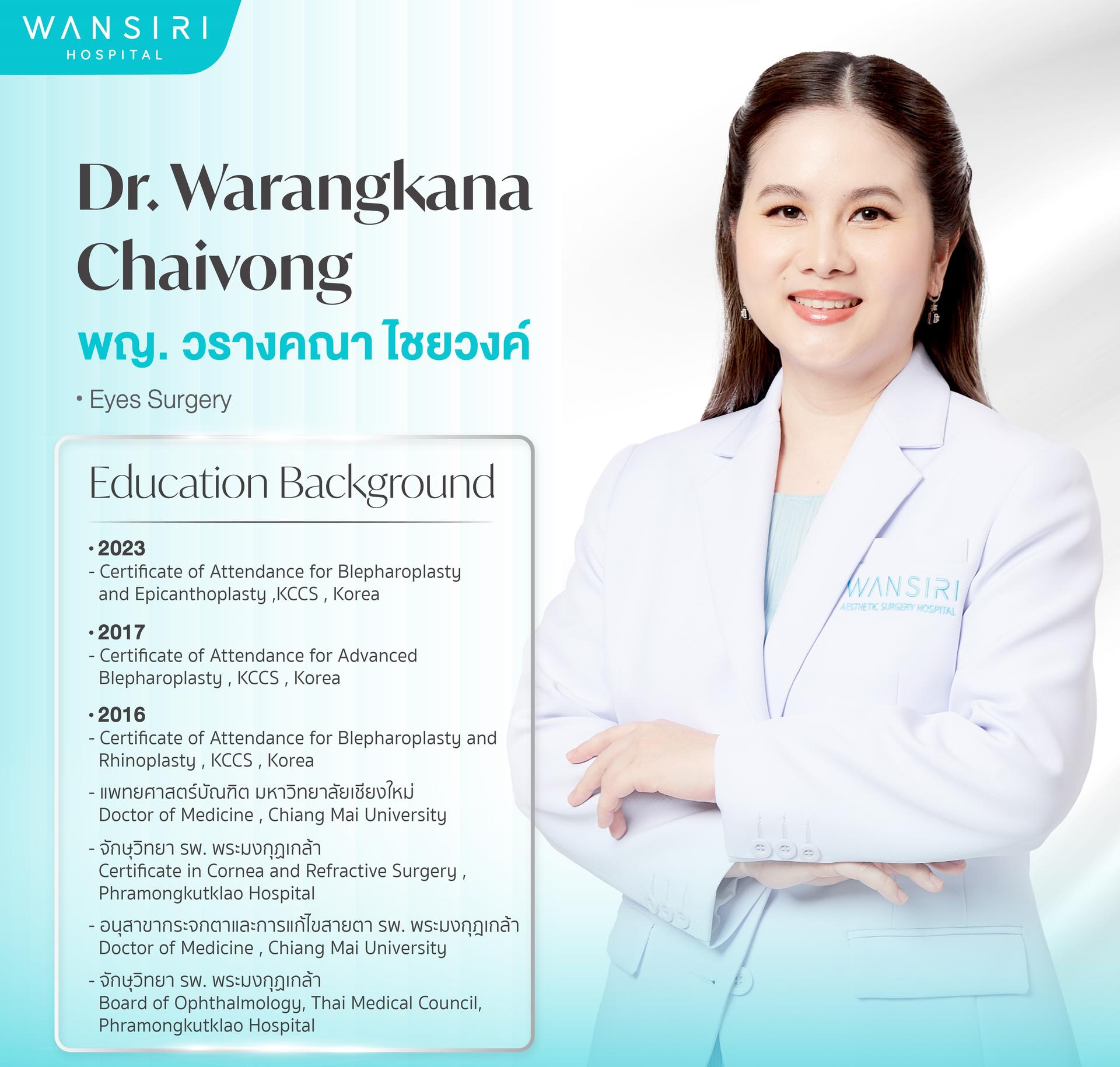 Ritratto di Dr. Warangkana Chaivong