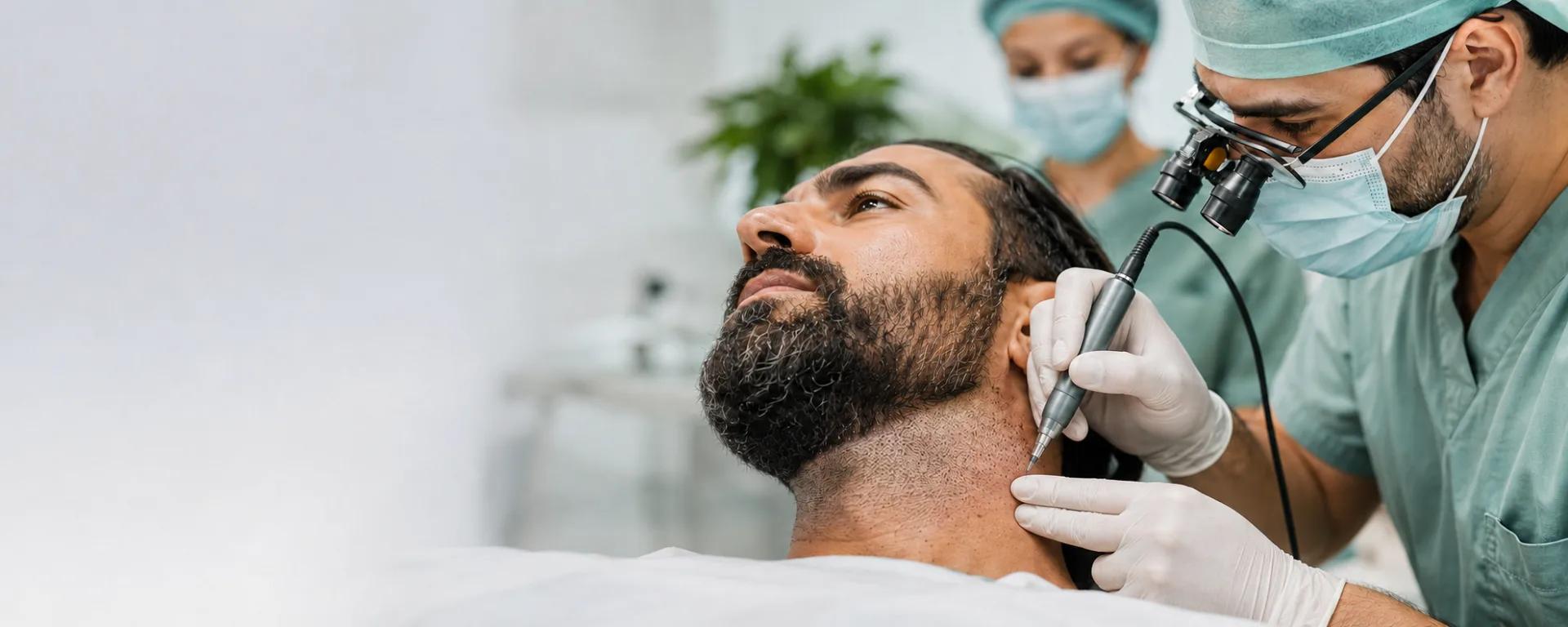 Trasplante de vello corporal BHT — Esthetic Planet